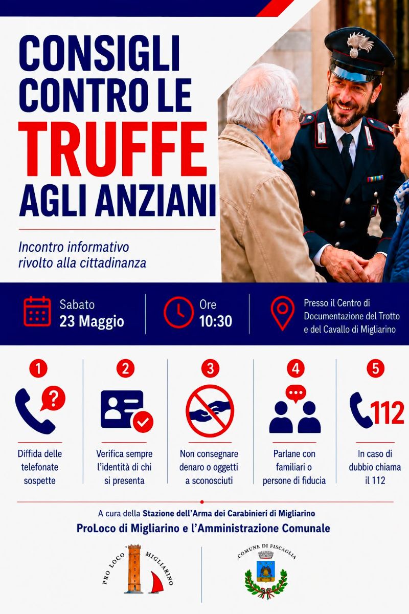 Locandina truffe anziani